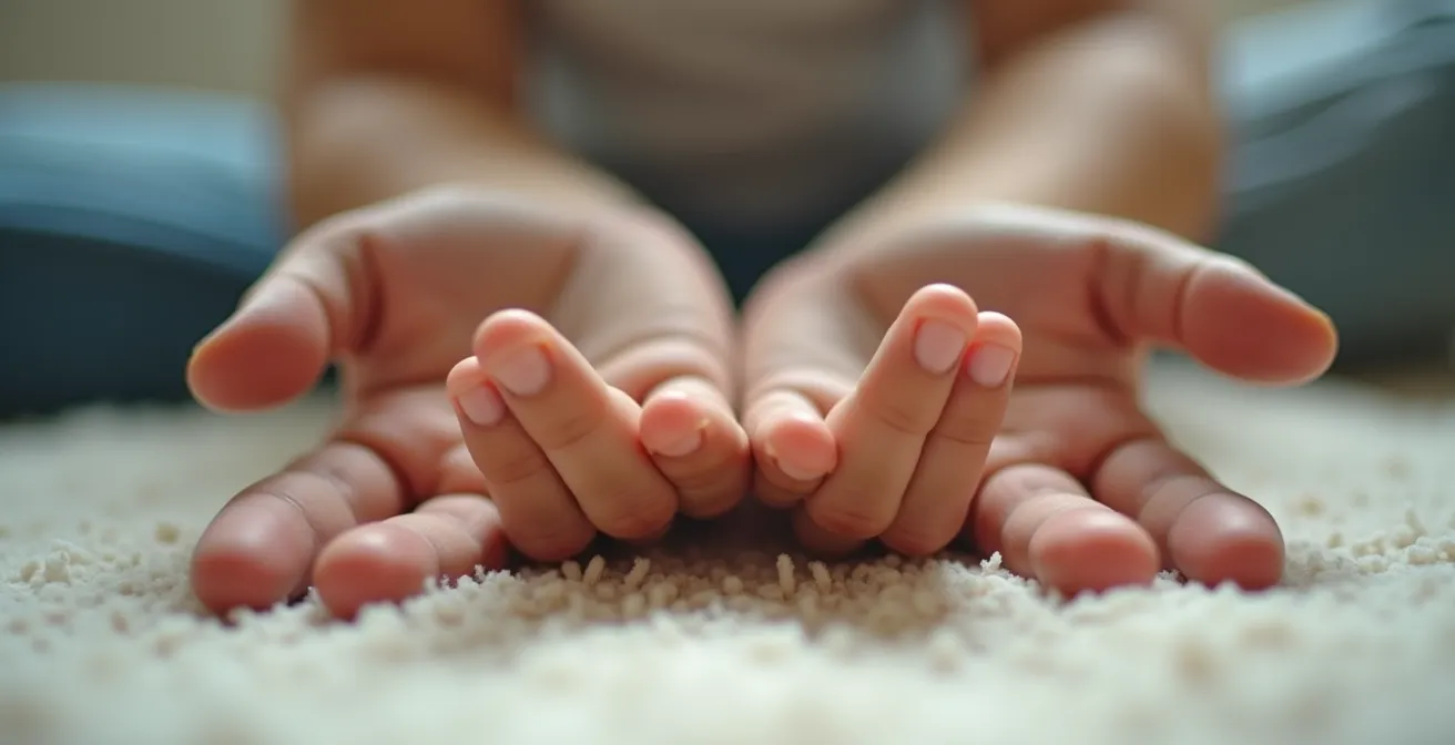 Parent and child practicing emotional expressions through body language games